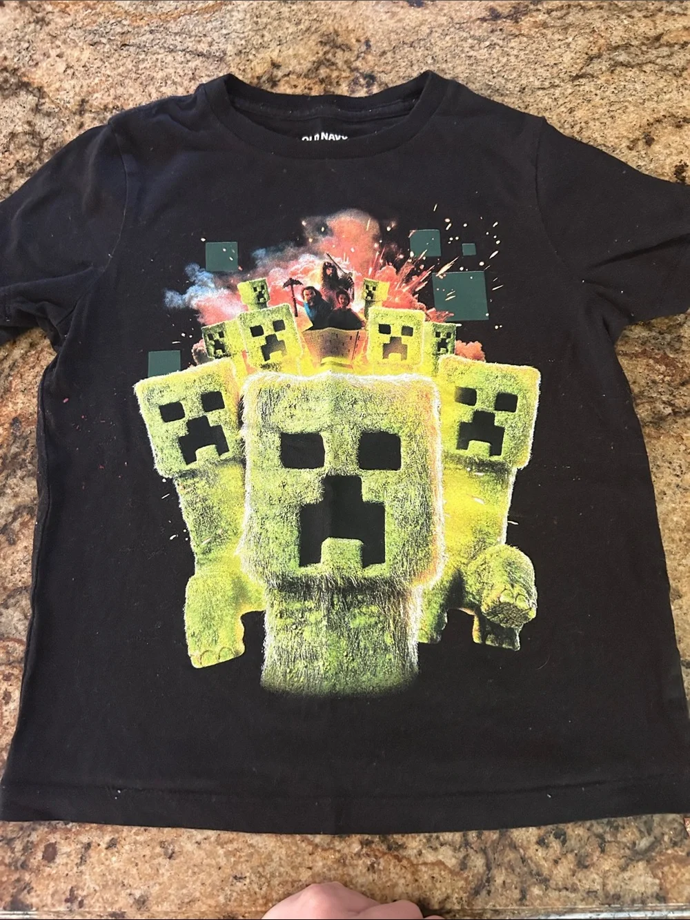 Old Navy Minecraft movie Tshirt